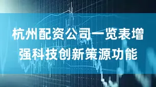 杭州配资公司一览表增强科技创新策源功能